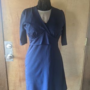 Boob design cross over dress
